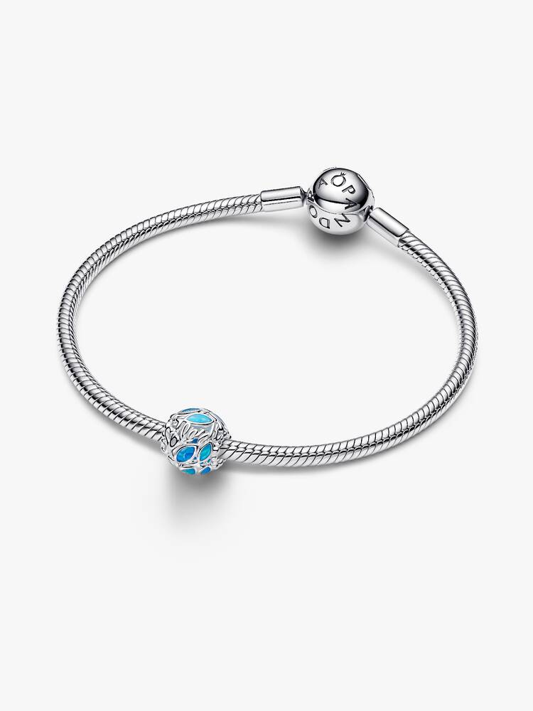Charm Openwork Pesciolini nel mare Argento Sterling 925