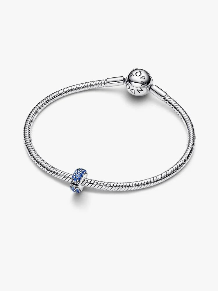 Clip Pietre Blu Oceano Argento Sterling 925