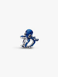 Charm Polpo Blu Argento Sterling 925