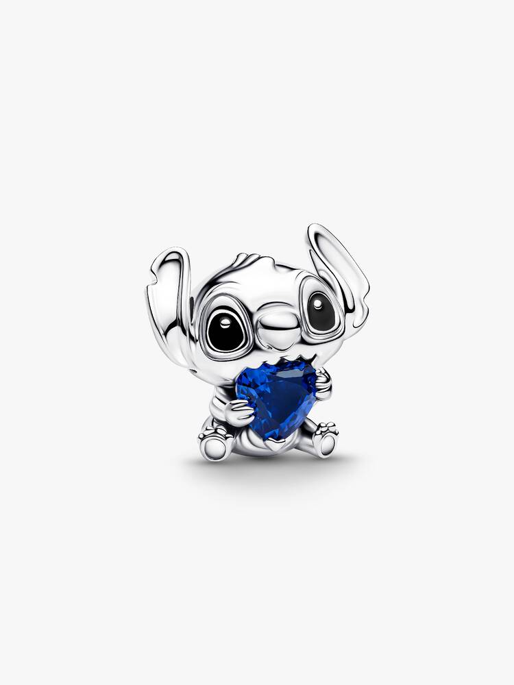 Disney, Lilo & Stitch, Stitch con cuore blu Argento Sterling 925