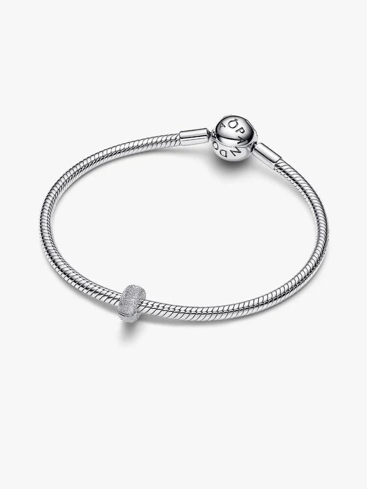 Mini Clip effetto diamantato Argento Sterling 925