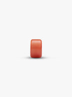 Mini Charm Vetro di Murano Arancione Argento Sterling 925