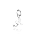 Charm lettera juliet a Charm in Argento 925