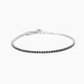 STYLE COLLECTION | STYLE 12  Bracciale tennis con cristalli neri