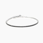 STYLE COLLECTION | STYLE 12  Bracciale tennis con cristalli neri