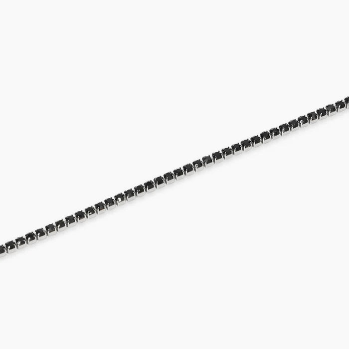 STYLE COLLECTION | STYLE 12  Bracciale tennis con cristalli neri