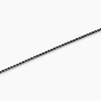 STYLE COLLECTION | STYLE 12  Bracciale tennis con cristalli neri