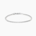 STYLE COLLECTION | STYLE 12  Bracciale tennis con cristalli bianchi