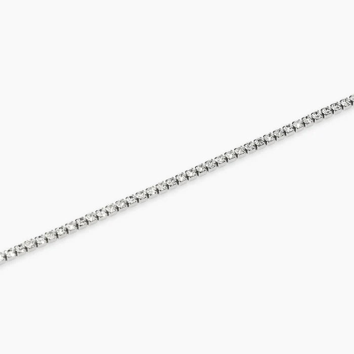 STYLE COLLECTION | STYLE 12  Bracciale tennis con cristalli bianchi