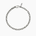 STYLE COLLECTION | STYLE 58  Bracciale uomo in acciaio con catena bizantina