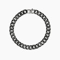 STYLE COLLECTION | STYLE 43  Bracciale uomo con catena groumette in acciaio e PVD nero