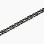 STYLE COLLECTION | STYLE 43  Bracciale uomo con catena groumette in acciaio e PVD nero