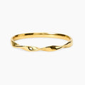 STYLE COLLECTION | STYLE 86  Bracciale bangle in acciaio dorato