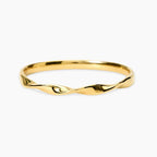 STYLE COLLECTION | STYLE 86  Bracciale bangle in acciaio dorato