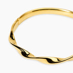 STYLE COLLECTION | STYLE 86  Bracciale bangle in acciaio dorato
