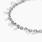 STYLE COLLECTION | STYLE 101  Bracciale in acciaio con catena fancy e glass