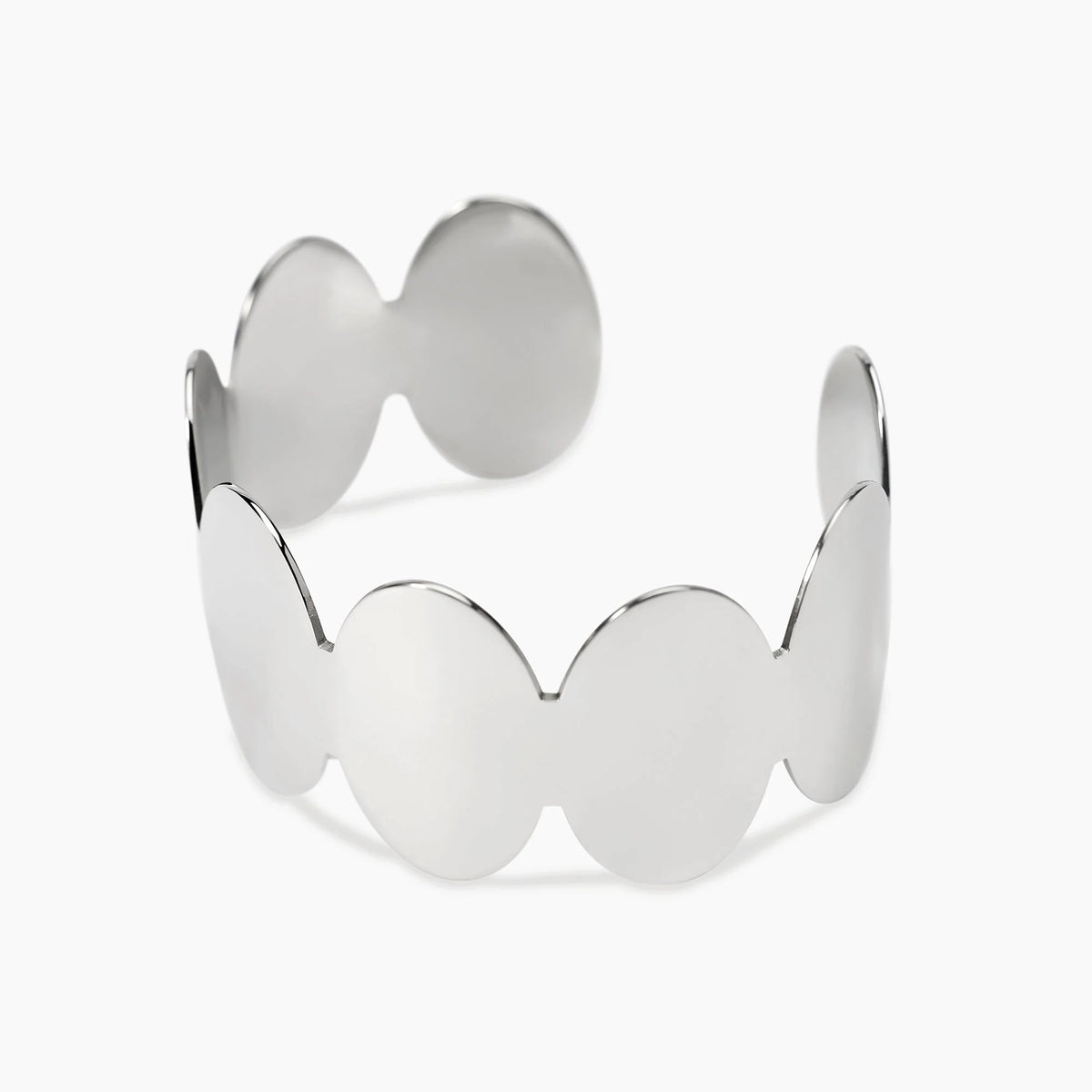 Bracciale Bangle aperto in acciaio