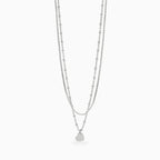 STYLE COLLECTION | STYLE 30  Girocollo con catene e ciondolo cuore
