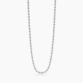 STYLE COLLECTION | STYLE 07  Collana con catena corda in acciaio