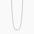 STYLE COLLECTION | STYLE 07  Collana con catena corda in acciaio