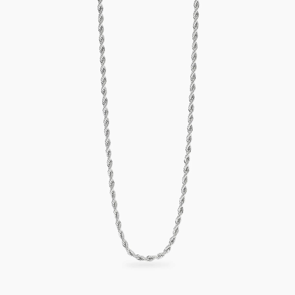 STYLE COLLECTION | STYLE 07  Collana con catena corda in acciaio