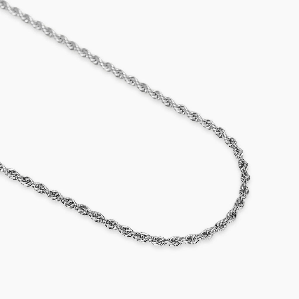 STYLE COLLECTION | STYLE 07  Collana con catena corda in acciaio