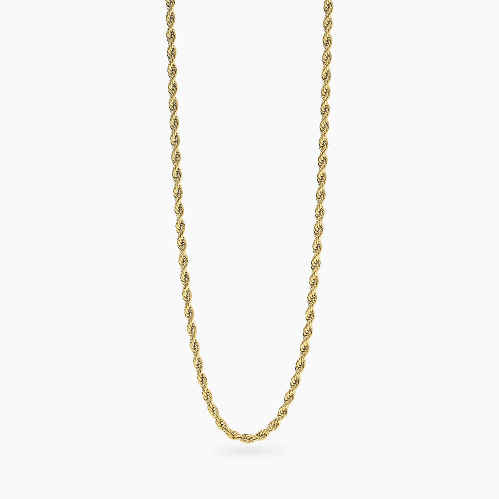 STYLE COLLECTION | STYLE 07  Collana dorata con catena corda