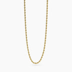 STYLE COLLECTION | STYLE 07  Collana dorata con catena corda