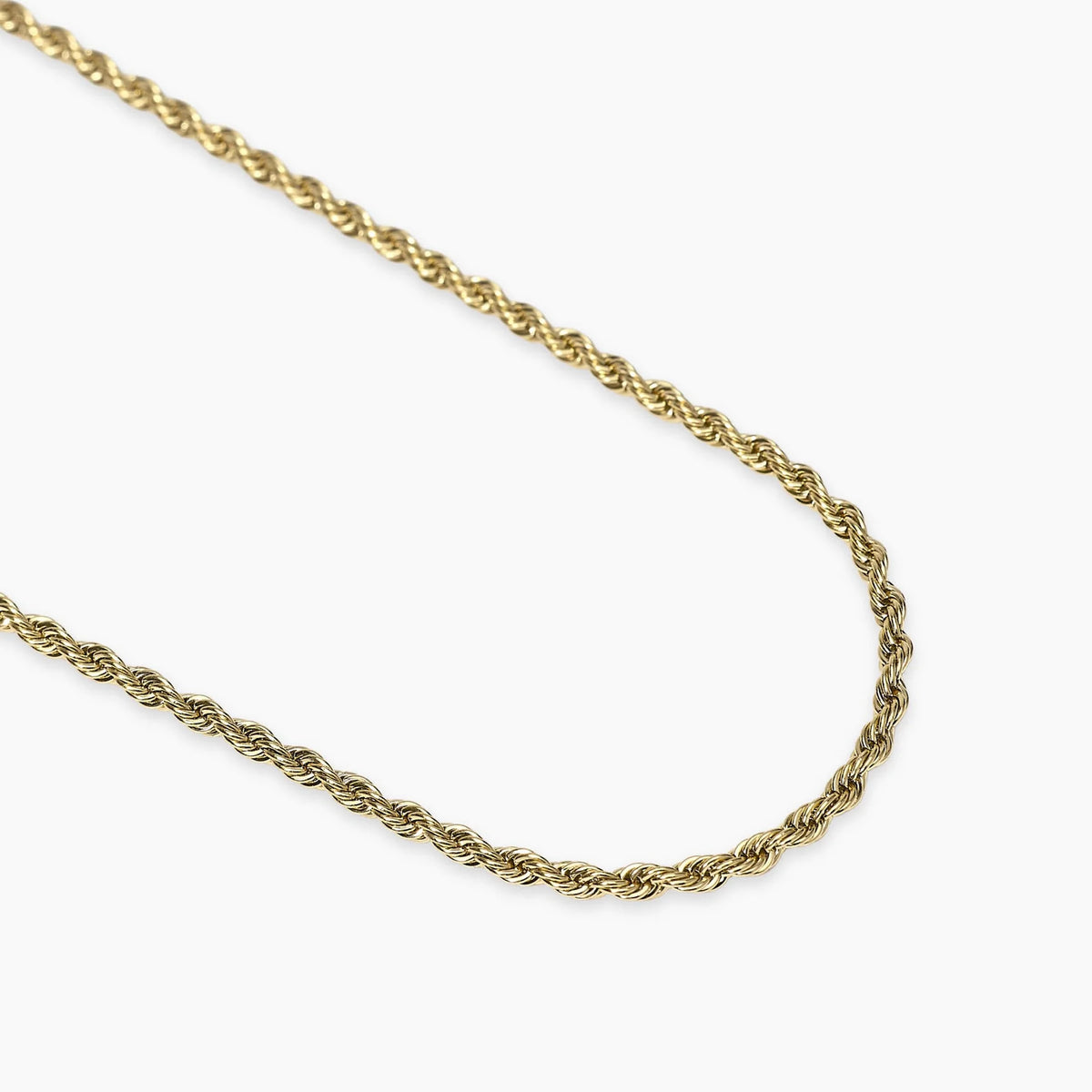 STYLE COLLECTION | STYLE 07  Collana dorata con catena corda