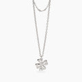 STYLE COLLECTION | STYLE 57  Collana con doppia catena e quadrifoglio
