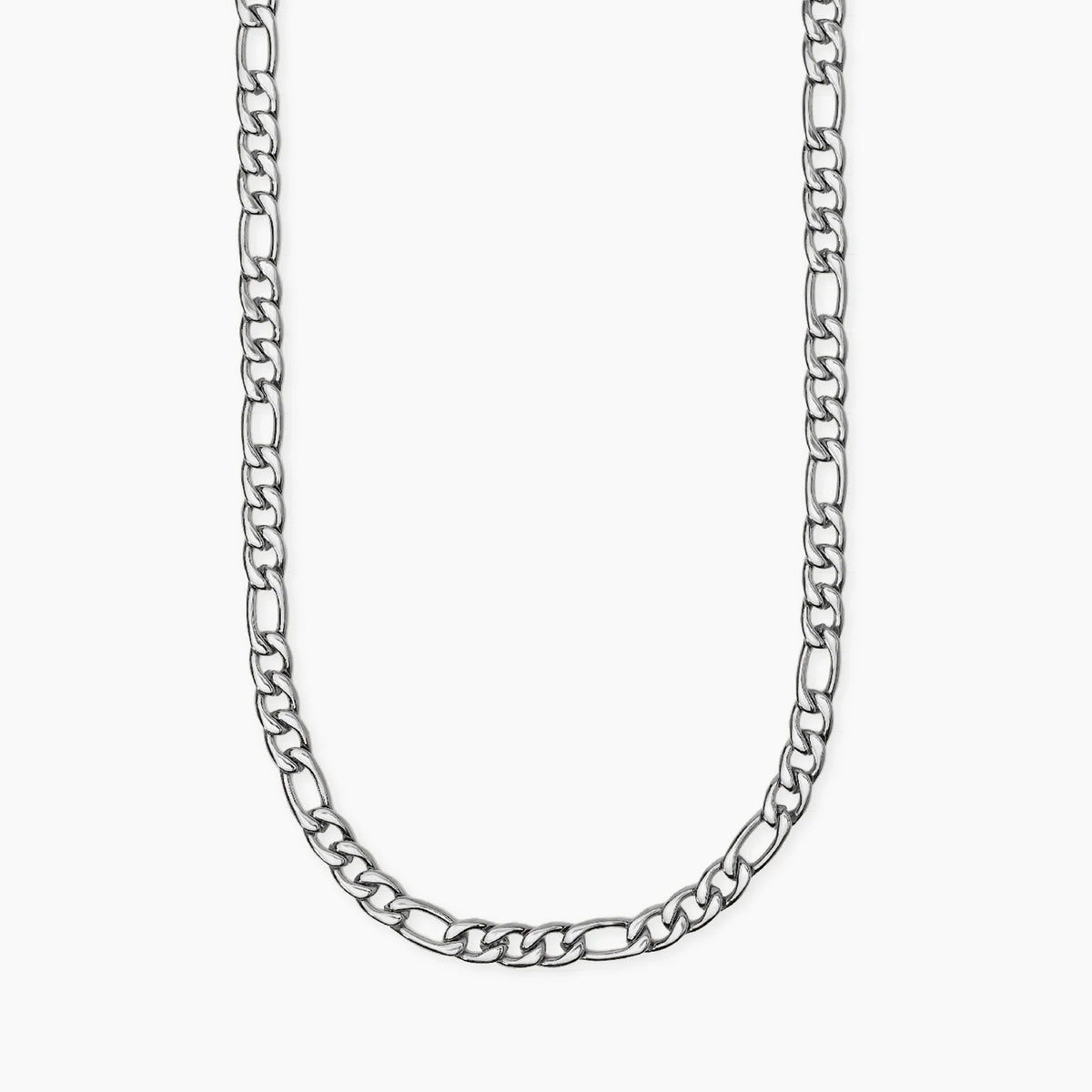STYLE COLLECTION | STYLE 36  Collana uomo in acciaio con catena figaro