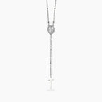STYLE COLLECTION | STYLE 106  Collana con Madonnina e pendente croce