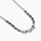 STYLE COLLECTION | STYLE 63  Collana uomo con catene ed ematite