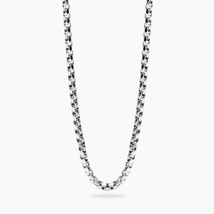 STYLE COLLECTION | STYLE 57  Collana uomo catena veneta in acciaio