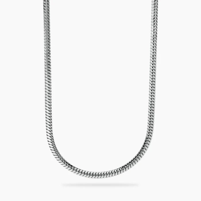 STYLE COLLECTION | STYLE 59  Collana uomo con catena snake in acciaio
