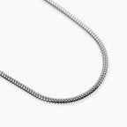 STYLE COLLECTION | STYLE 59  Collana uomo con catena snake in acciaio