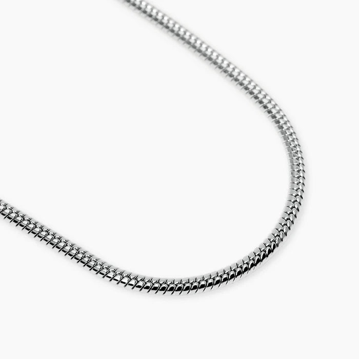 STYLE COLLECTION | STYLE 59  Collana uomo con catena snake in acciaio