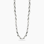 STYLE COLLECTION | STYLE 60  Collana uomo con catena fancy in acciaio