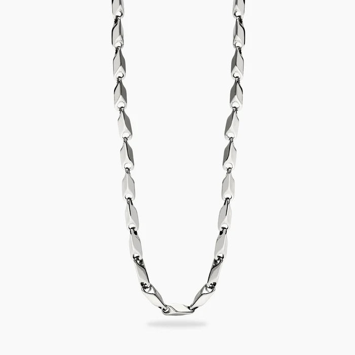 STYLE COLLECTION | STYLE 60  Collana uomo con catena fancy in acciaio
