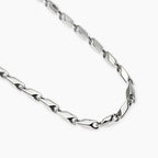 STYLE COLLECTION | STYLE 60  Collana uomo con catena fancy in acciaio