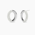 STYLE COLLECTION | STYLE 87  Orecchini in acciaio con cristalli