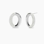 STYLE COLLECTION | STYLE 87  Orecchini in acciaio con cristalli