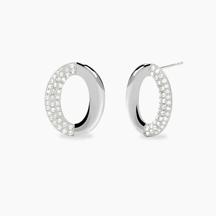STYLE COLLECTION | STYLE 87  Orecchini in acciaio con cristalli