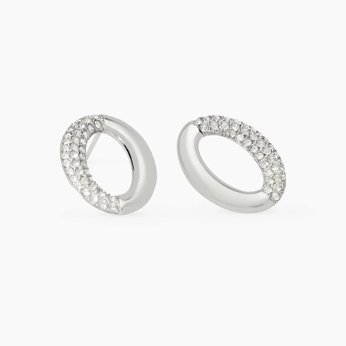 STYLE COLLECTION | STYLE 87  Orecchini in acciaio con cristalli