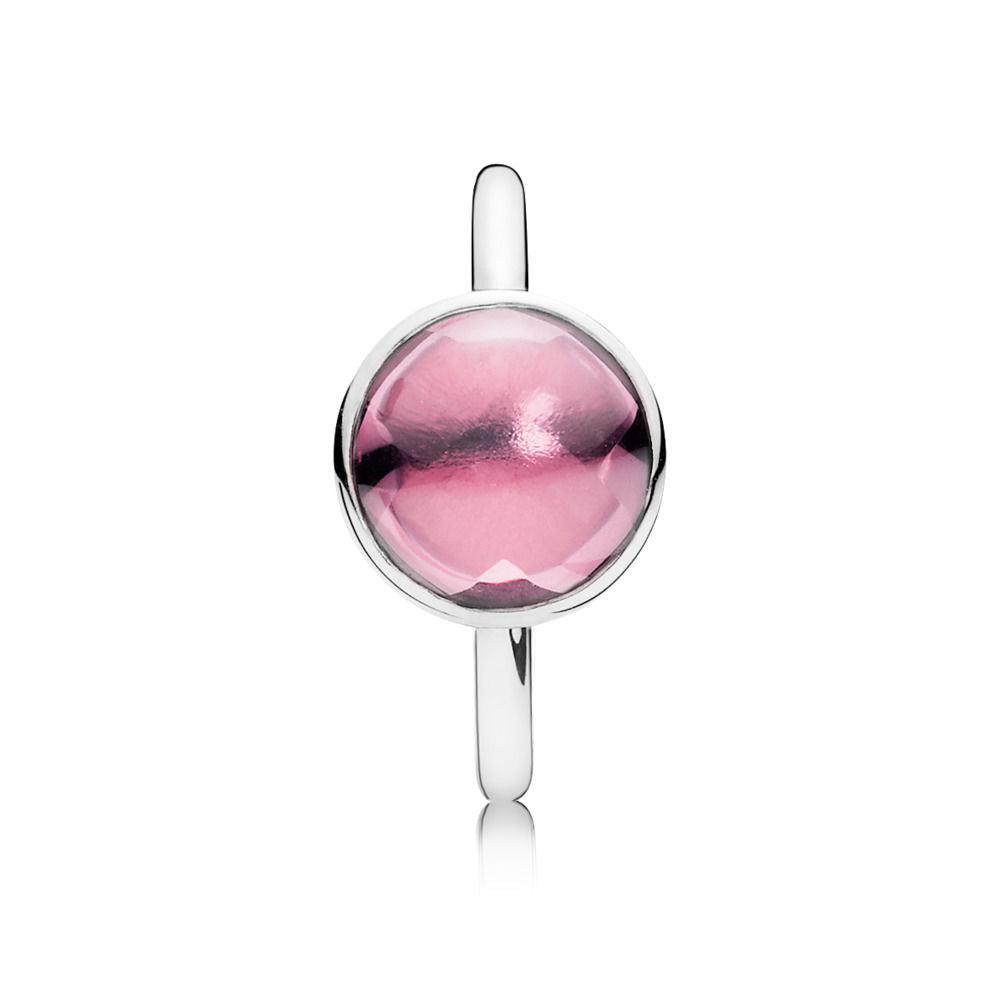 Anello goccia poetica rosa orders antico