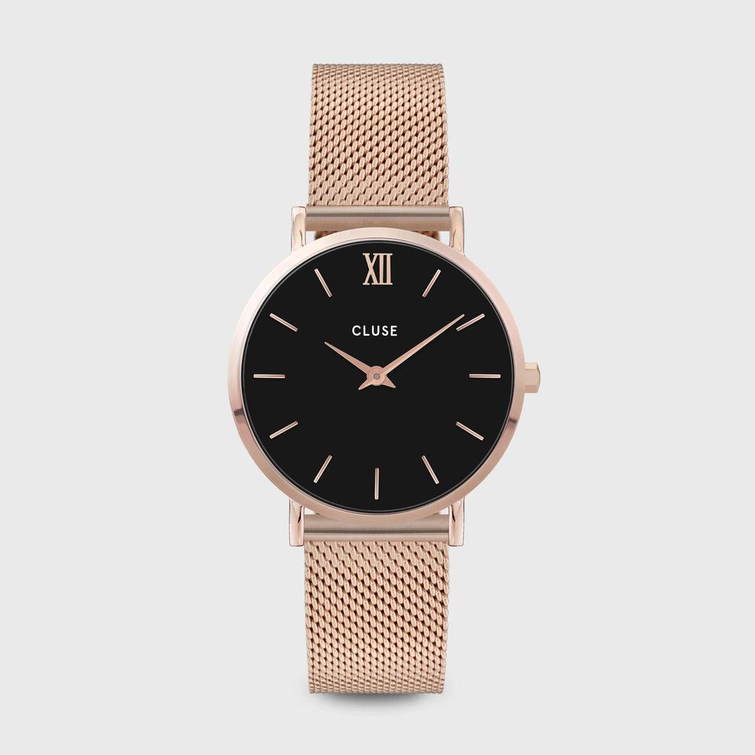 Minuit Mesh Black, Rose Gold Colour