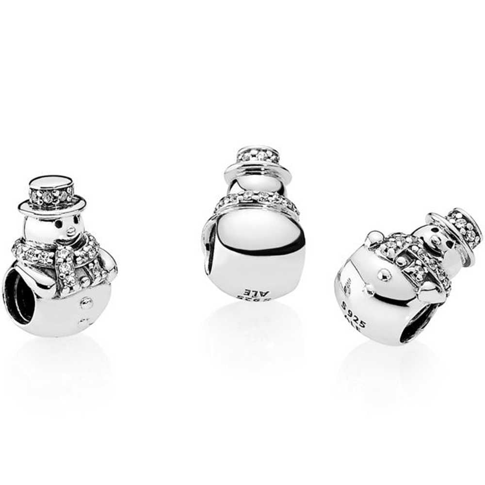 Charm Pandora Pupazzo di Neve