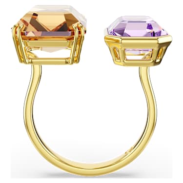 Anello aperto Millenia Taglio ottagonale Multicolore Placcato color oro - ANELLO