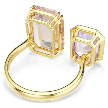 Anello aperto Millenia Taglio ottagonale Multicolore Placcato color oro - ANELLO