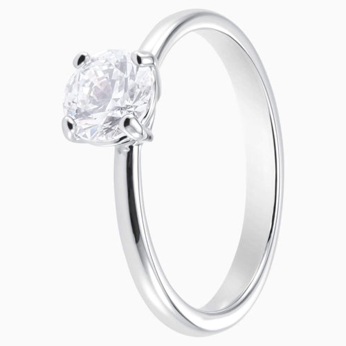 ANELLO ATTRACT, BIANCO, PLACCATURA RODIO